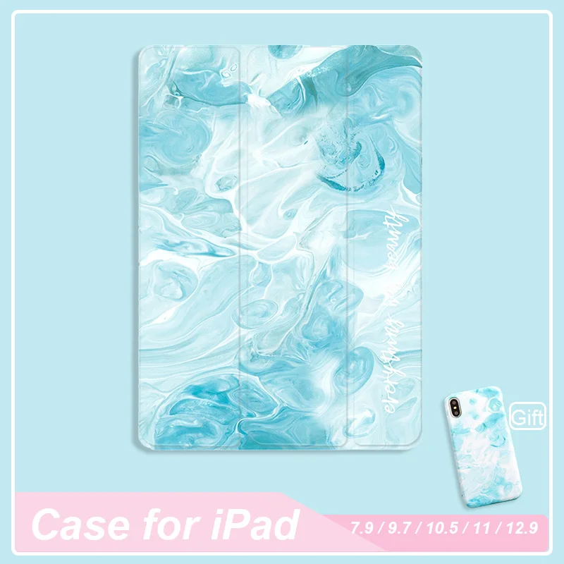 

Case for iPad Air 3 2 1 10.2 2019 7th Generation pro 11 2020 10.5 9.7 2018 2017 Trifold Funda Case for iPad 2 3 4 pro 12.9