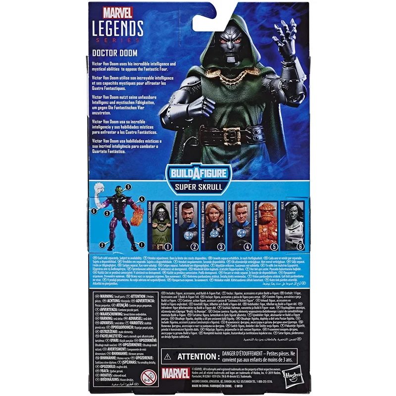 

6inch Hasbro marvel legends Doctor Doom Action PVC Collection Model Toy Anime Figure Toys For Kids
