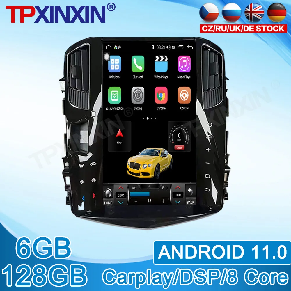 

Android 11 For Nissan Teana Altima 2012 2013 - 2018 Tesla Style Vertical Navigation 128GB Car Multimedia Radio Player Carplay