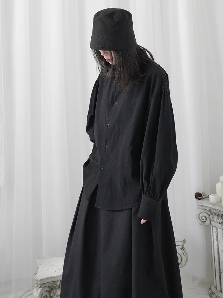 Женская рубашка с длинным рукавом Yamamoto dark yoji дизайнерская хлопковая винтажная