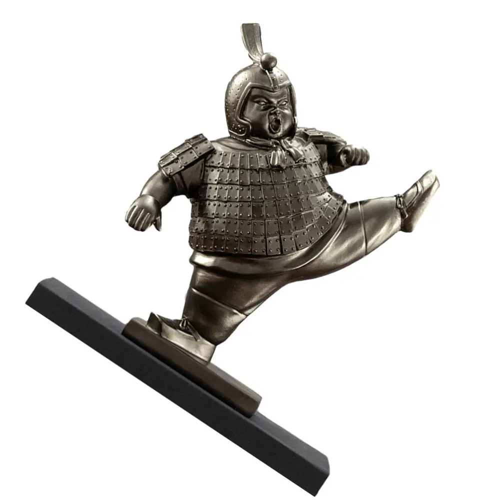 

1 Pc Retro Style Terracotta Warriors Statue Resin Craft Decor Sculpture Ornament