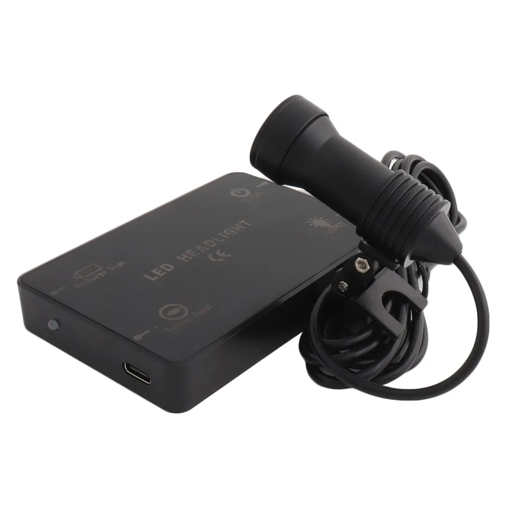 Налобный фонарь спиральный фильтр UBS зарядное устройство удобное для