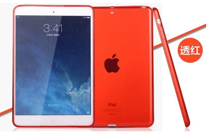 Чехол для планшета apple iPad mini 1 2 3 мягкий гелевый из ТПУ силиконовая задняя крышка