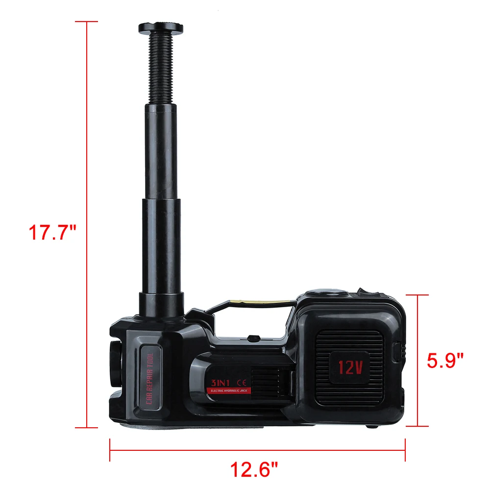 5T Автомобильный домкрат 12v электрический гидравлический для пола переносной
