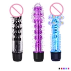 Хрустальный фаллоимитатор, вибратор, женская мастурбация, секс-игрушки, точка G AV, МОЩНАЯ ВИБРАЦИЯ, вагинальный массаж, Эротические товары для взрослых