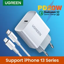 Ugreen Quick Charge 4.0 3.0 Qc Pd Charger 20W QC4.0 QC3.0 Usb Type C Fast Charger Voor Iphone 13 12 Xs 8 Xiaomi Telefoon Pd Charger