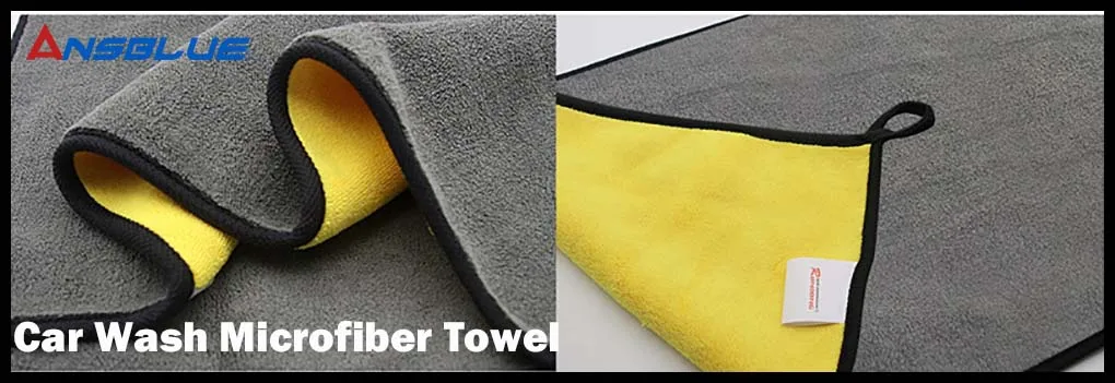 Mling 30x30/60CM Car Wash Microfiber Towel Car Cleaning Drying Cloth Hemming Car Care Cloth Detailing Car Wash Towel For Toyota