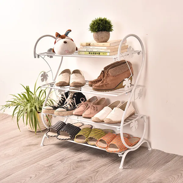 

Multi-Layer Storage Shoe Cabinet Iron Simple Shoe Rack Household Home Door Small Shoe Rack S-Type Economic Iron Shoe Rack
