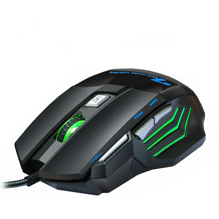 MMR3 black Проводная игровая мышь, профессиональная геймерская, светодиодный, с подсветкой, оптическая, компьютерная, ПК, ноутбук, мыши, игровая мышь, USB кабель Mause - Цвет: MMR3 black