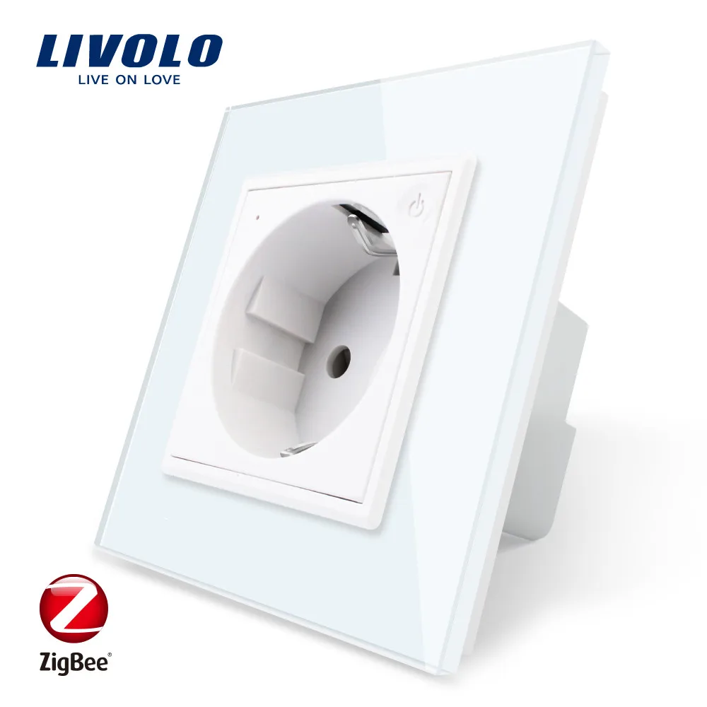 Livolo/Стандартный Новый интеллектуальная беспроводная (Wi-Fi) Мощность гнездо с