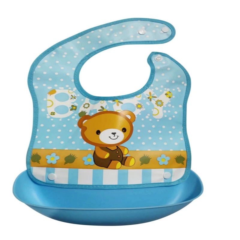 

2020 NEW Baby Eat Bib Waterproof Infant Aprons Saliva Towels For 1-3 Years Eva Material Unisex Child Feeding Bag Free Shipping