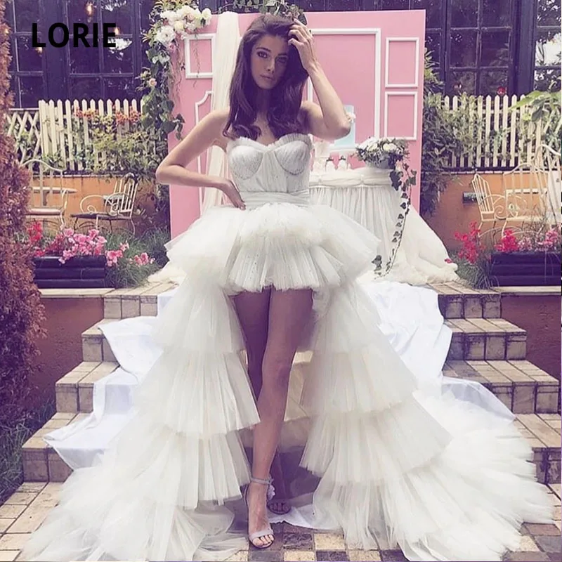 Lorie vestido de baixo e bonito de formatura 2021, vestido branco de festa para formatura (0)