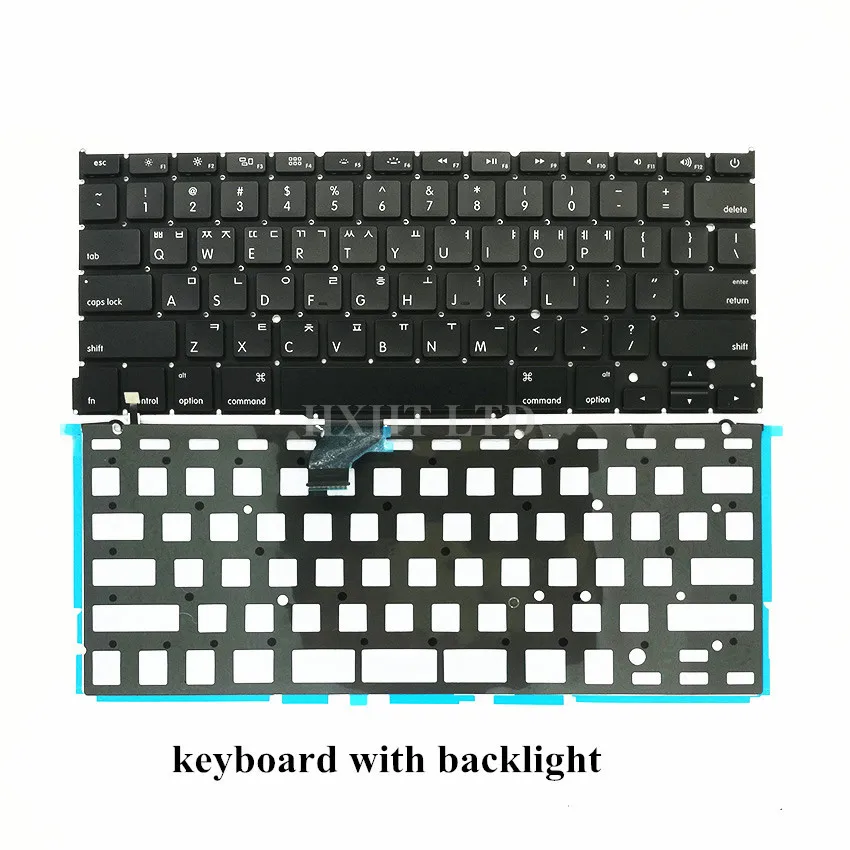 Клавиатура A1502 KR Korea для Apple Macbook Pro Retina 13 дюймов клавиатура с подсветкой ME864 ME865 ME866