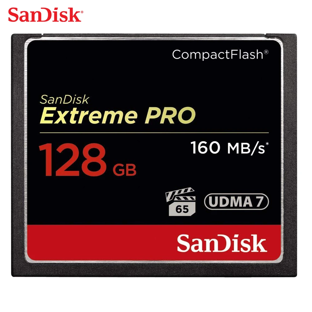 Карта памяти Sandisk Extreme Pro CF 64 ГБ 32 128 Гб карта Compactflash до 160 МБ/с./с скорость чтения для