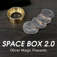 space box by oliver magic stage close up magia coin appear vanish magie mentalism illusion gimmick props