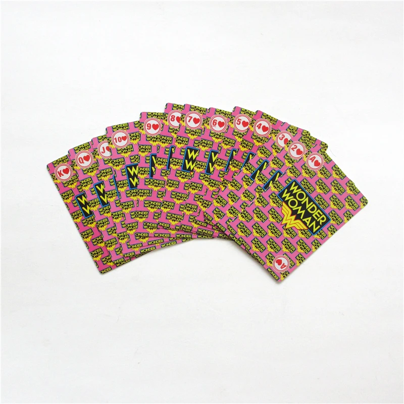 Водонепроницаемые ПВХ пластиковые игральные карты колода Аниме Супер герой