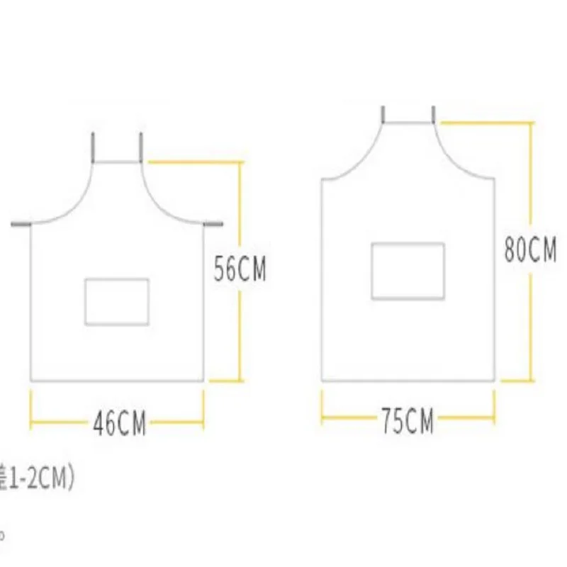 Кухонный маслостойкий водонепроницаемый фартук для мамы и ребенка льняные