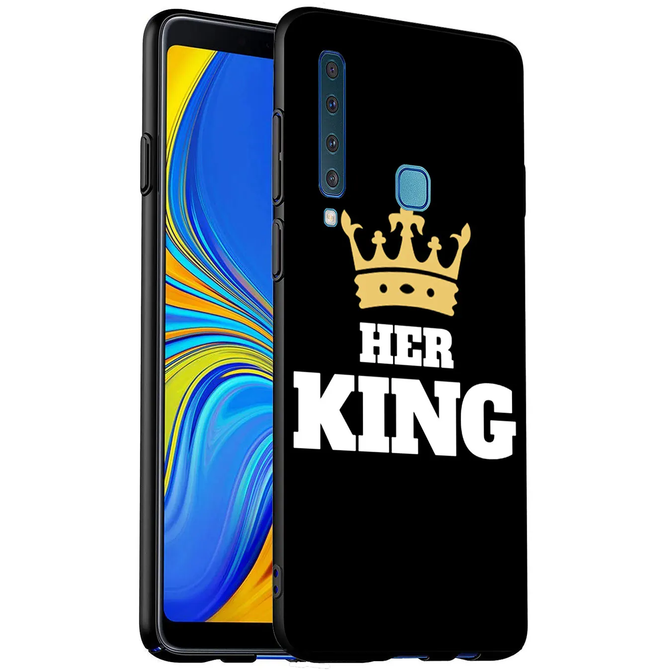 Love Is LGBT Rainbow Heart Soft Silicone Phone Case for Samsung Galaxy A6 A7 A8 A9 2018 A3 A5 2016 2017 Note 9 8 10 Plus |