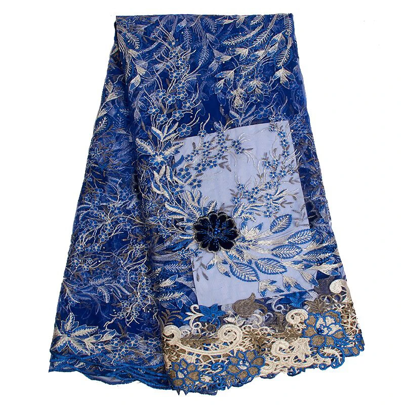 Высокое качество высокое африканская кружевная ткань с вышивкой французский