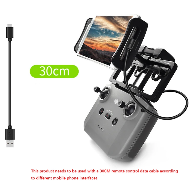 

Foldable Remote Control Holder Stand Lightweight Extended Clamp Adjustable Support Bracket for DJI Mini 2/Mavic AIR2 Fittings