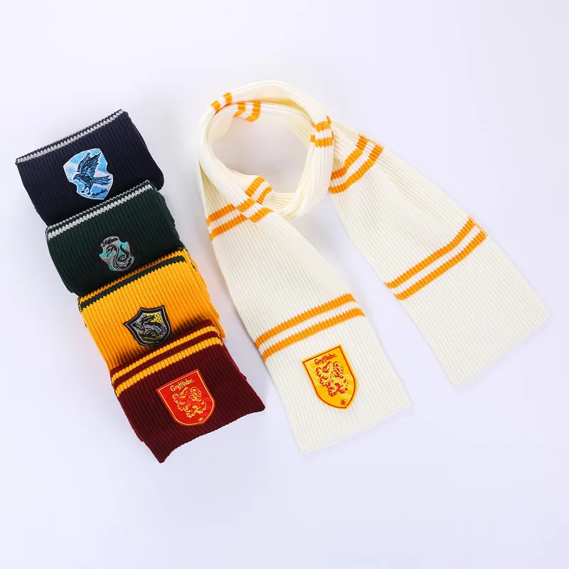 Гарри Волшебная Школа Гриффиндор Ravenclaw Слизерин Hufflepuff 8 Стиль Косплей шарфы для