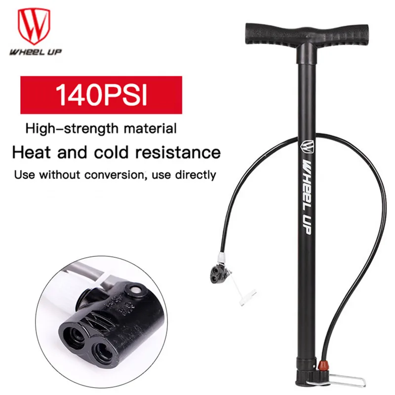 Колеса до 120PSI Портативный мини велосипедный насос высокого давления ручной