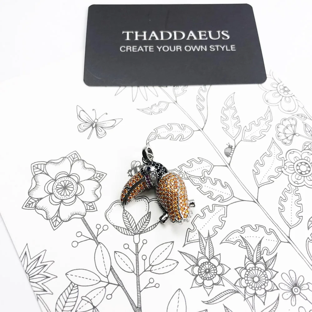 Кулон красочные птицы Тукан Сова попугай Кот Бабочка коала Стрекоза модные