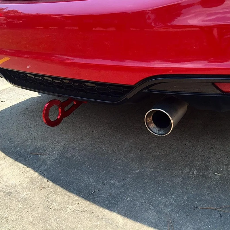 

Universal Aluminum Rear Tow Towing Hook Ear Tow Hook for Universal Car Truck Auto Towing Trailer Ring