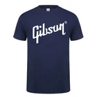 Крутая летняя новая футболка Gibson, Мужская хлопковая футболка с круглым вырезом, Мужская футболка с коротким рукавом, мужские футболки в стиле хип-хоп, мужские футболки