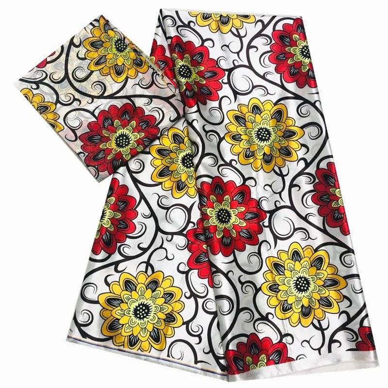 Прямая продажа с фабрики ткань африканскими восковыми принтами шелковая