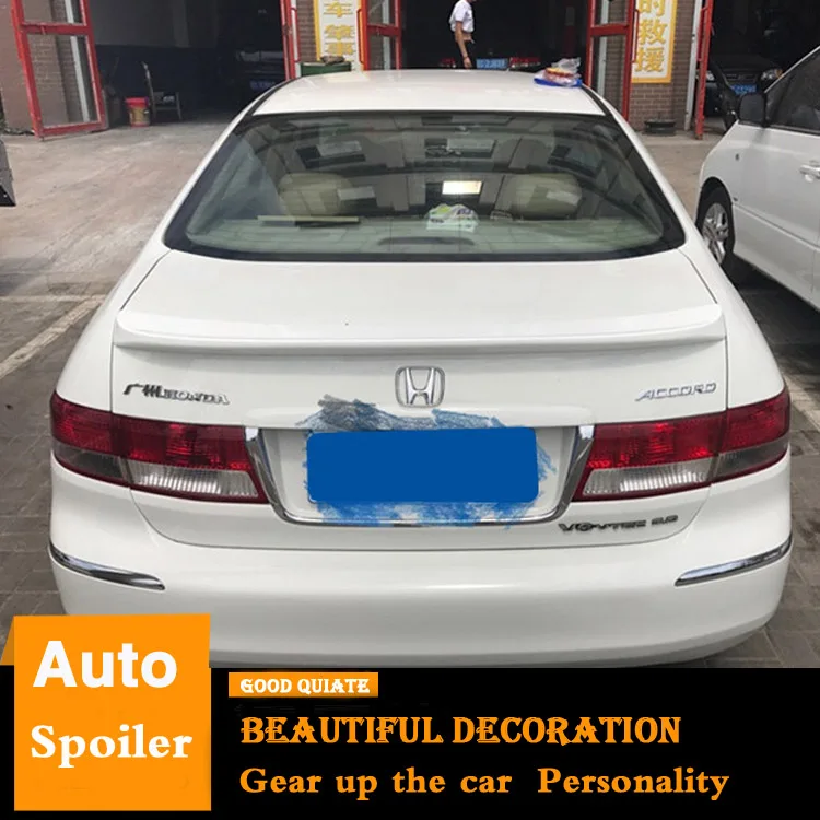 Для Honda Accord спойлер 2003 2004 2005 высокое качество абс материал заднее крыло