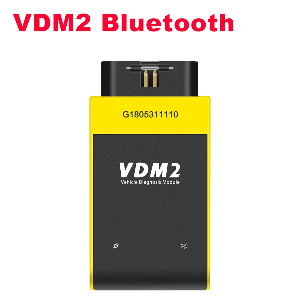 Bluetooth UCANDAS VDM2 полная система V5.2 Bluetooth/Wifi OBD2 VDM II для Android VDM 2 OBDII сканера кода PK easydiag обновление бесплатно - Цвет: Bluetooth