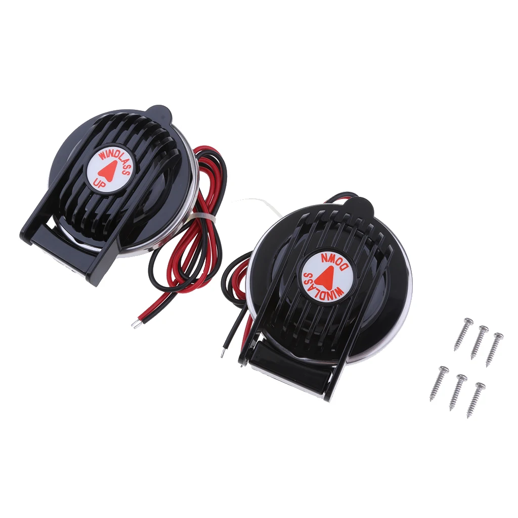 

2x Boat Anchor Windlass Lifting & Lowering Foot Switch Up and Down Covered