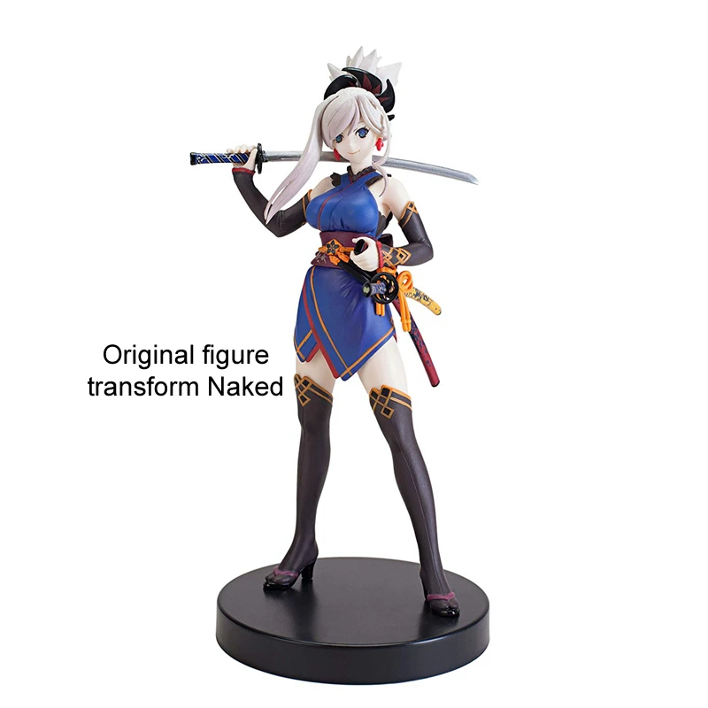 Fate Grand для сабля Миямото Мусаси окрашены смолы и ПВХ сексуальная фигура взрослых