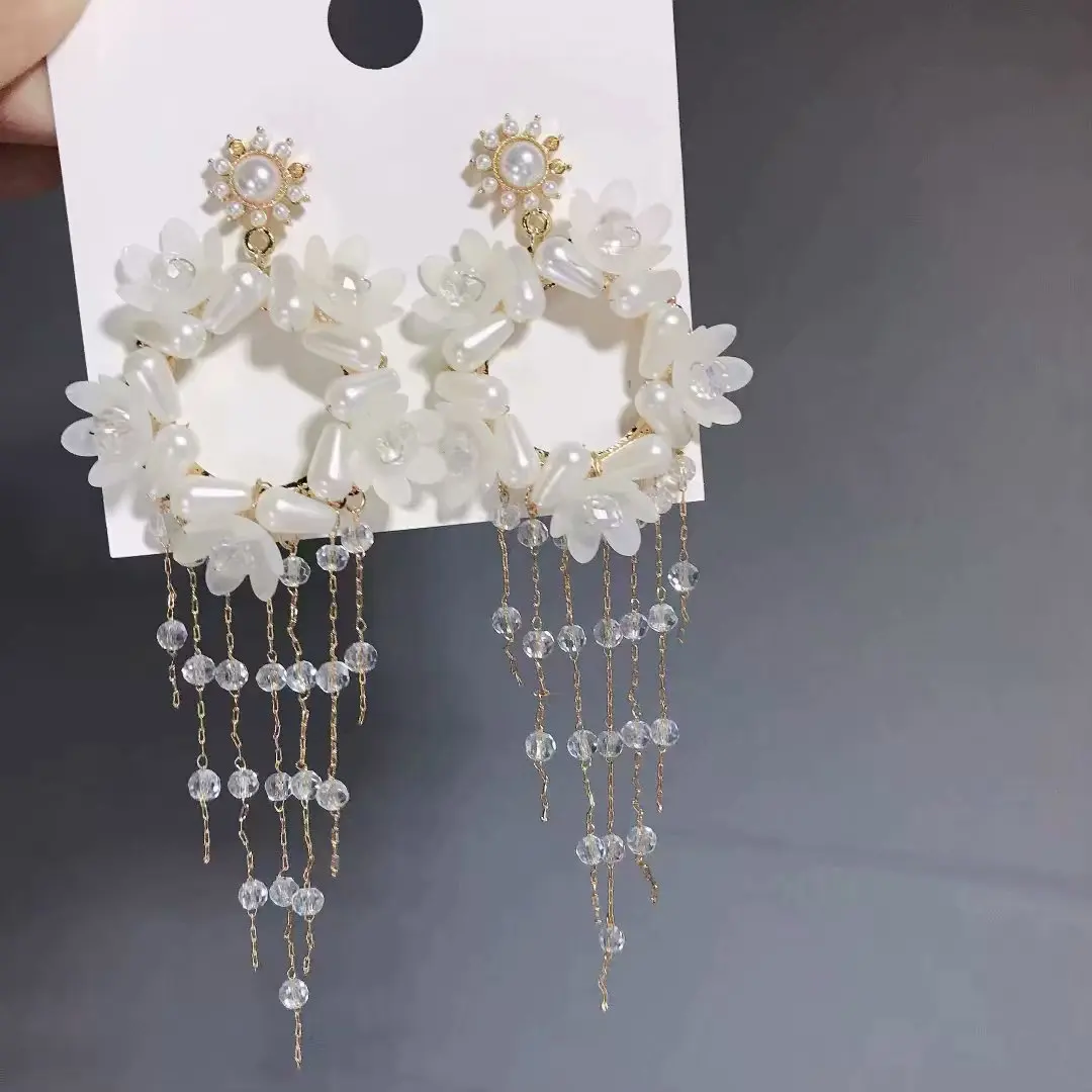 

Fashion Crystal Earrings Women Exaggerated Trendy Jewelry Accessories