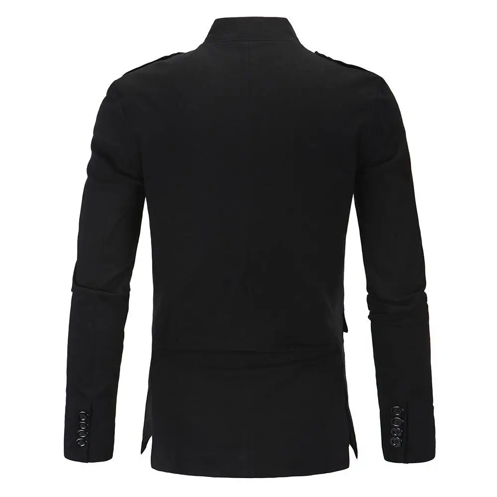 Новое поступление зимний мужской повседневный китайский пиджак-туника с