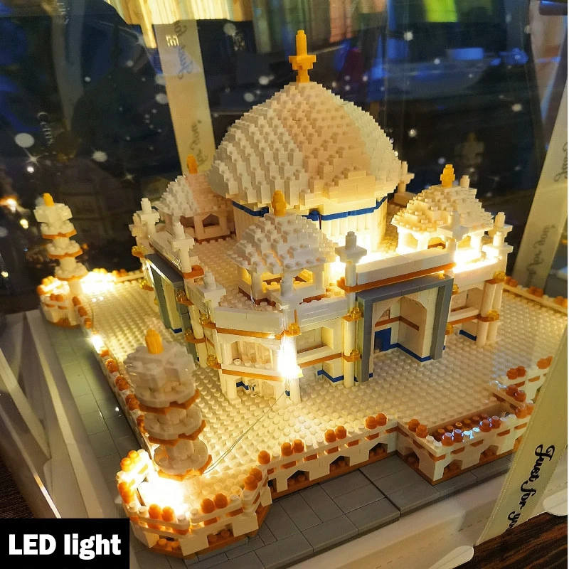 

3950Pcs Mini Micro Block Taj Mahal Model Building Block World Famous Architecture Blocks Toys for Kids Educational Bricks