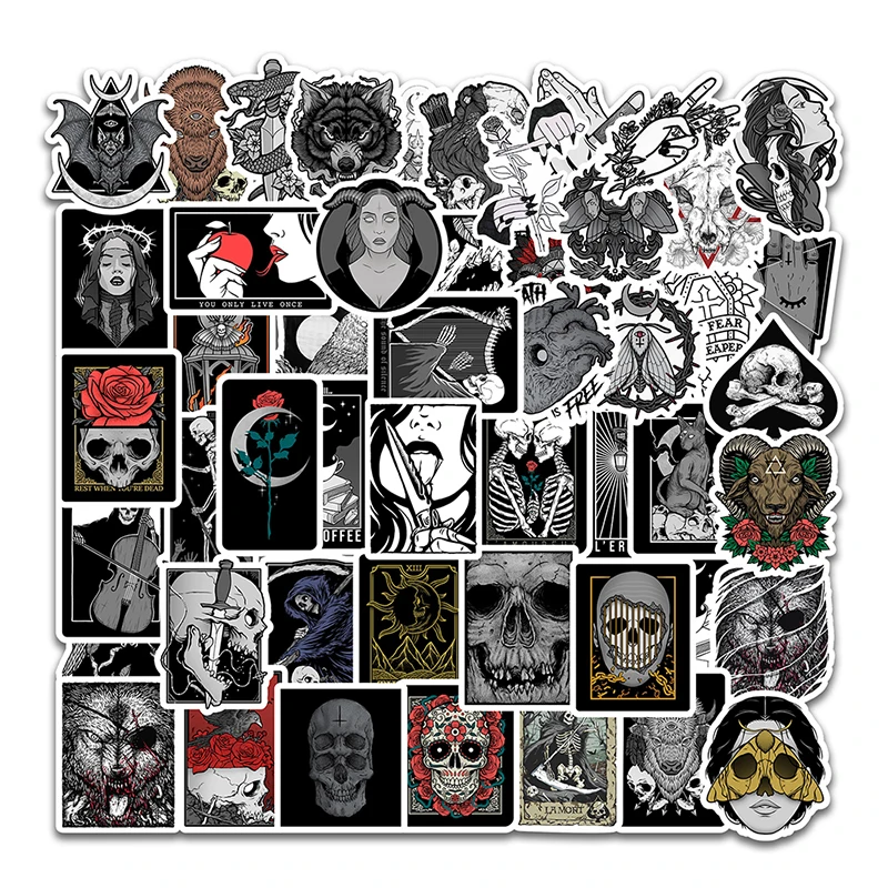 50 шт. наклейки для багажа мотоцикла ноутбука холодильника|Наклейки творчества| |