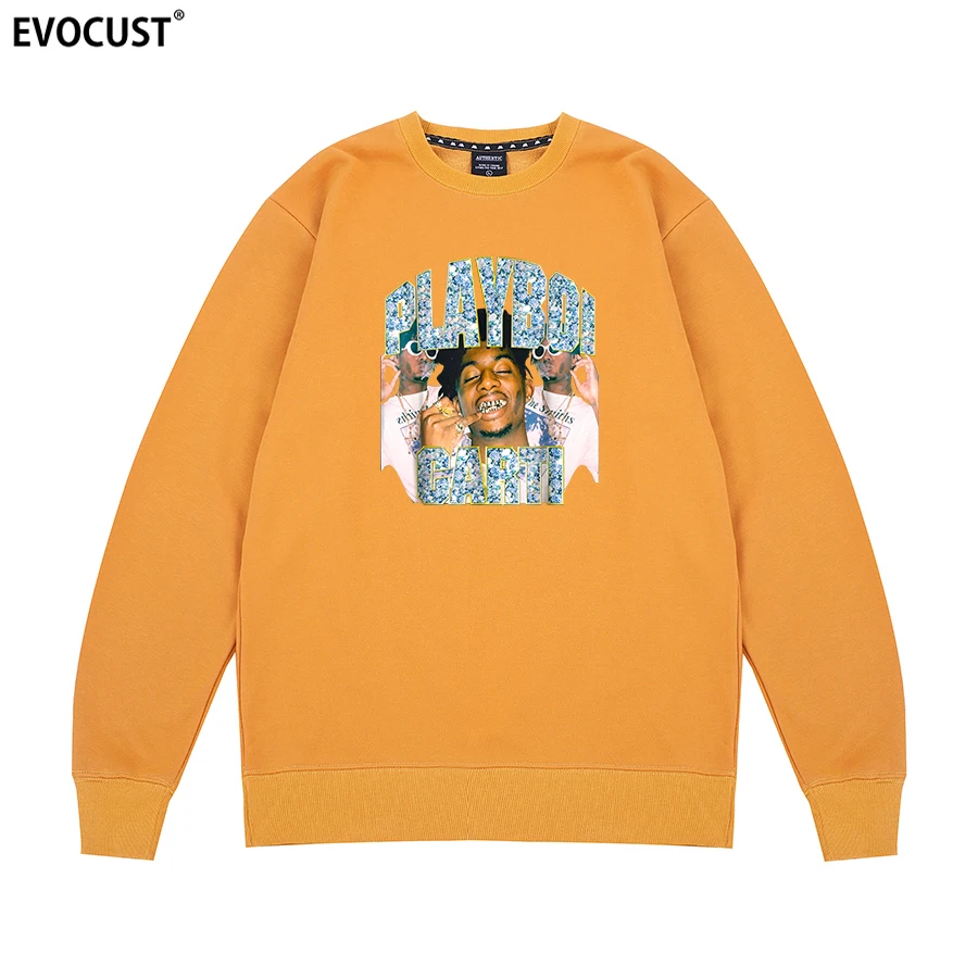 Playboi Carti хип хоп винтажные крутые забавные свитшоты с графическим принтом в стиле