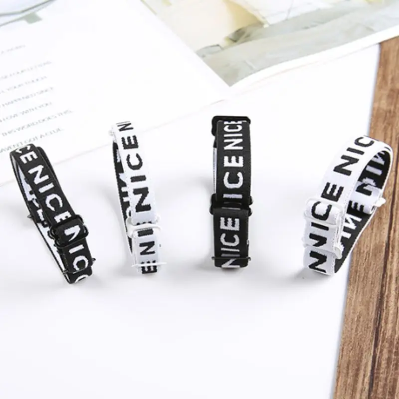 Для женщин и девочек декоративная вышивка хорошее буквы бретельки бюстгальтера