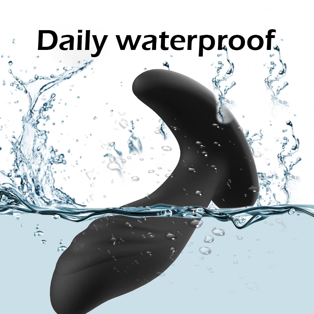 Remote Control Vibrating Prostate Massager Men Anal Plug Waterproof 10 Stimulation Patterns Butt Anus Silicone Sex Toys Shop | Красота и