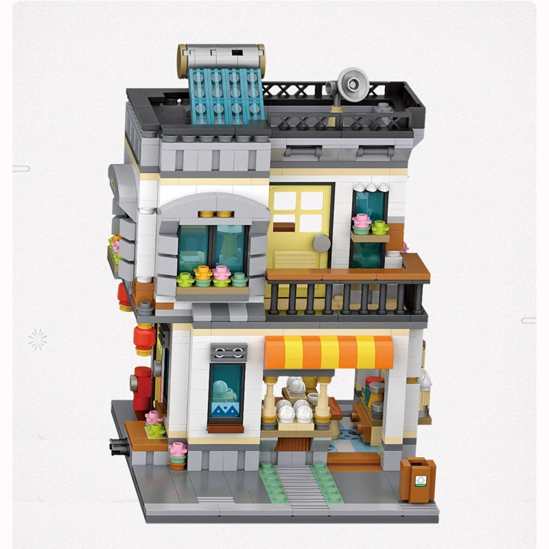 Мемористический шлюз чайнатоун город улица вид мини-блок универмаг булочка на