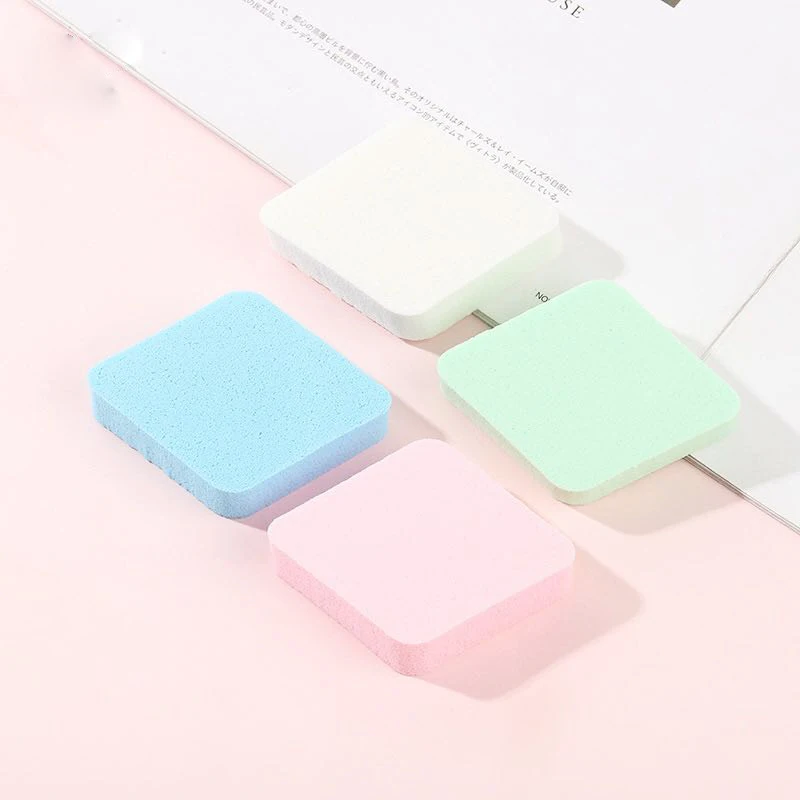 

Cosmetic Puff Face Makeup Remover Clean Sponge Foundation Puff Diamond Facial Washing Sponge