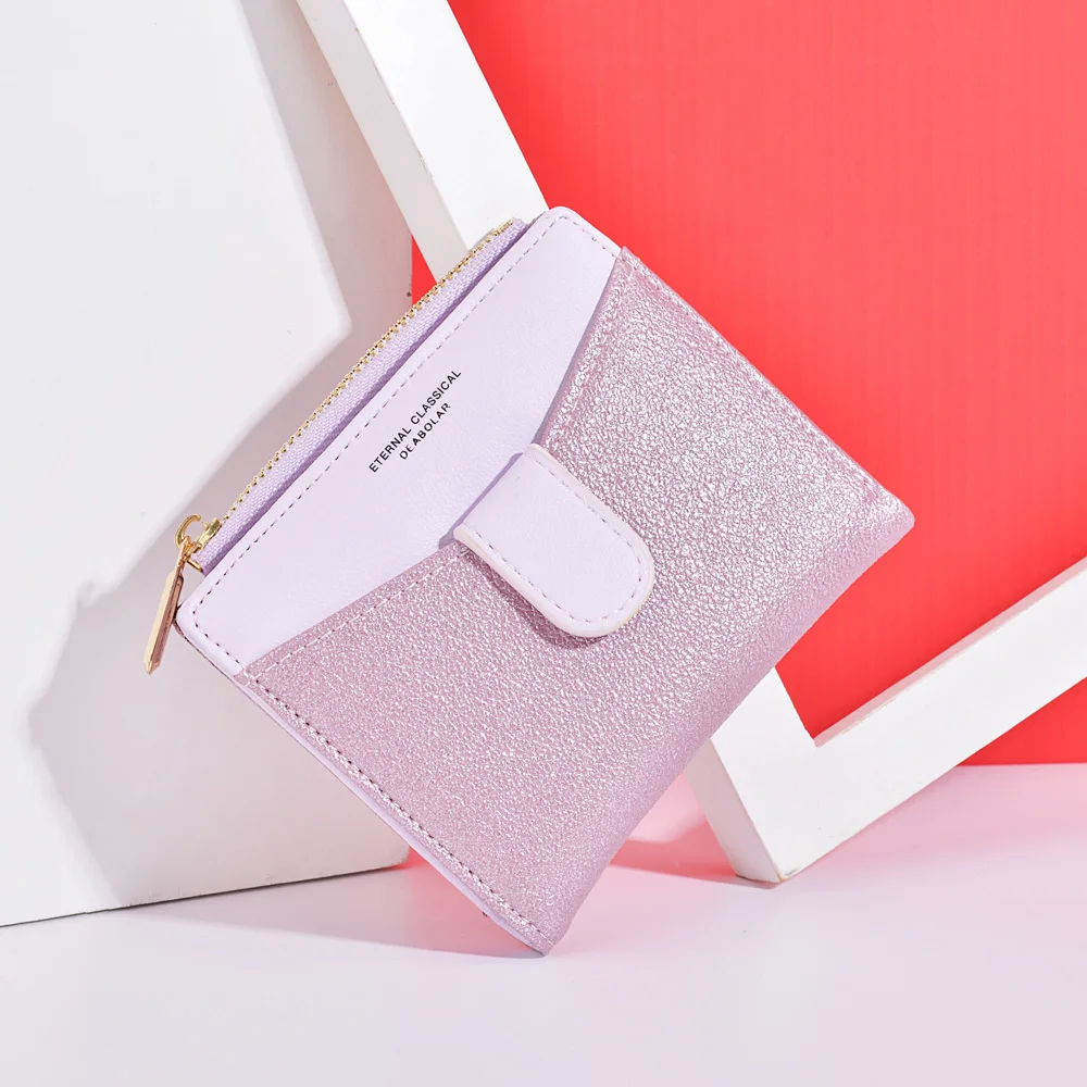 Новинка Дамский бумажник из искусственной кожи Корейская версия с блестками