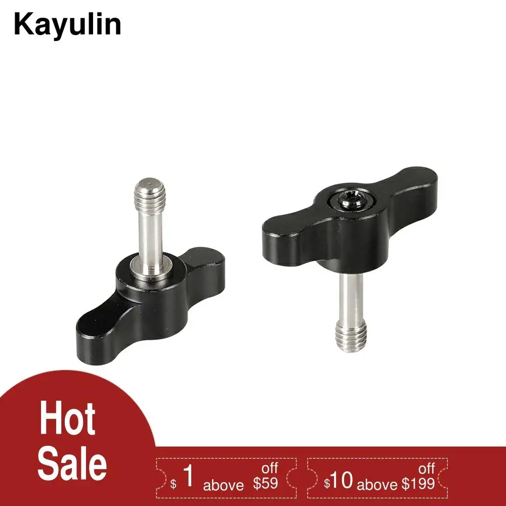 Универсальный винт Kayulin M6 × 18 черная ручка в сборе (2 шт.)|Аксессуары для