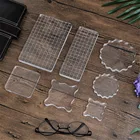 Набор штампов для скрапбукинга, прозрачные, акриловые