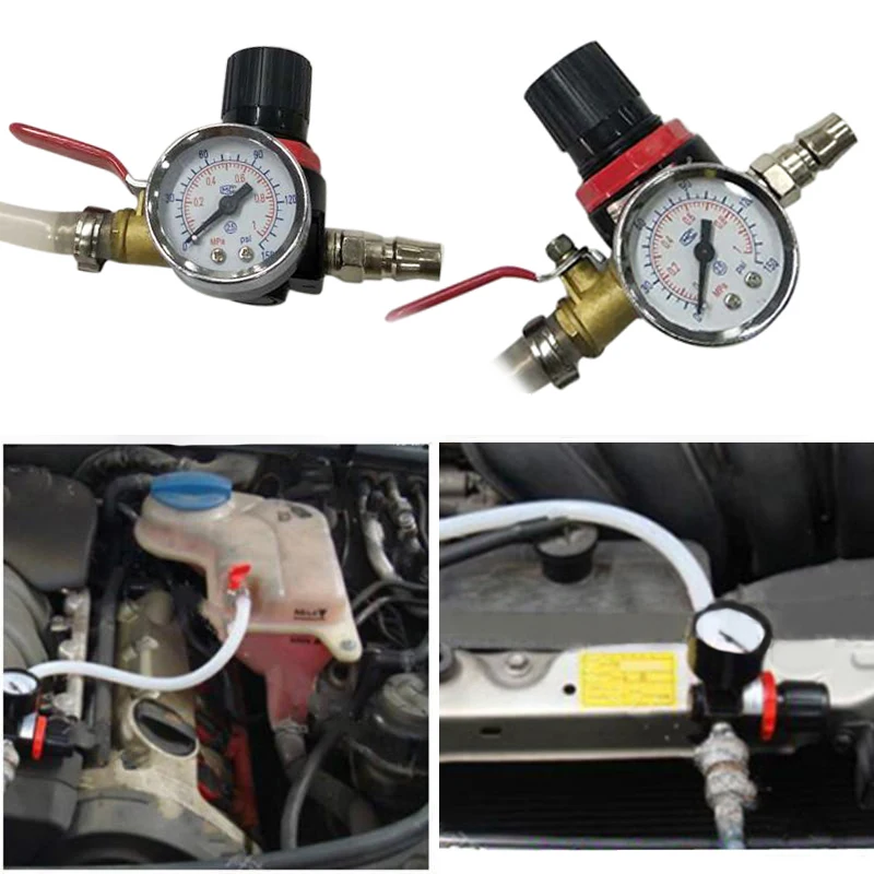 

Water Leak Pressure Tester Checker Tool Tank Detector Engine System Universal
