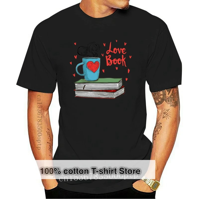 

Новые любящие книги и чашки кофе хобби чтение изучение футболки