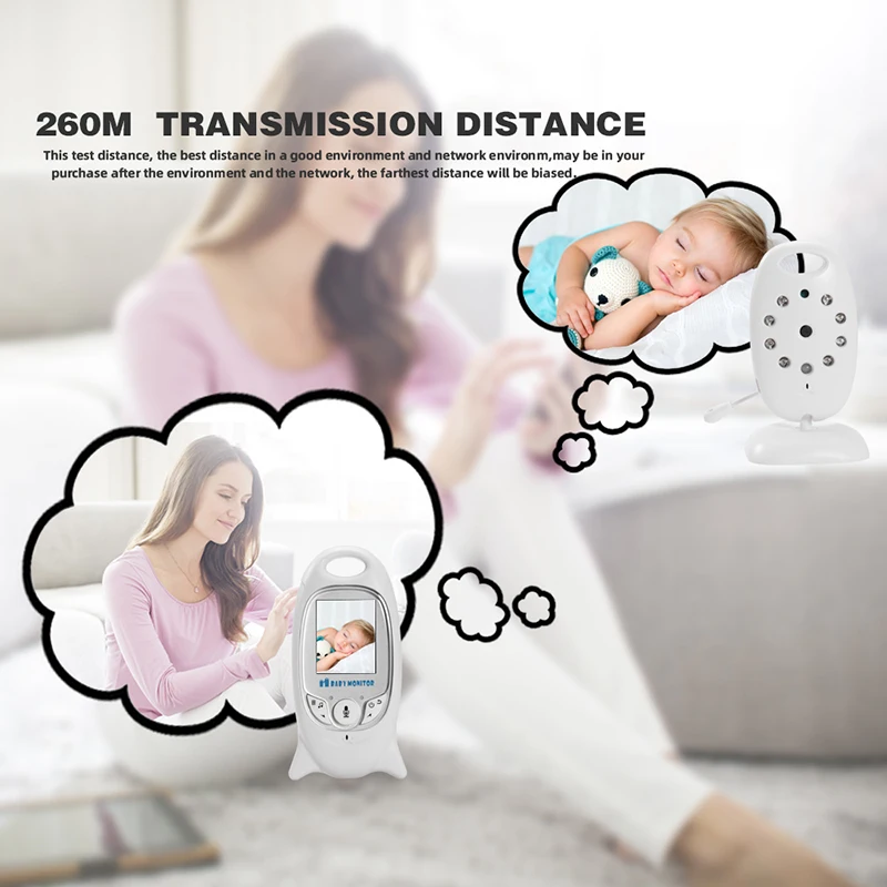 Беспроводная камера видеонаблюдения BabyPhone 2 дюйма с функцией ночной