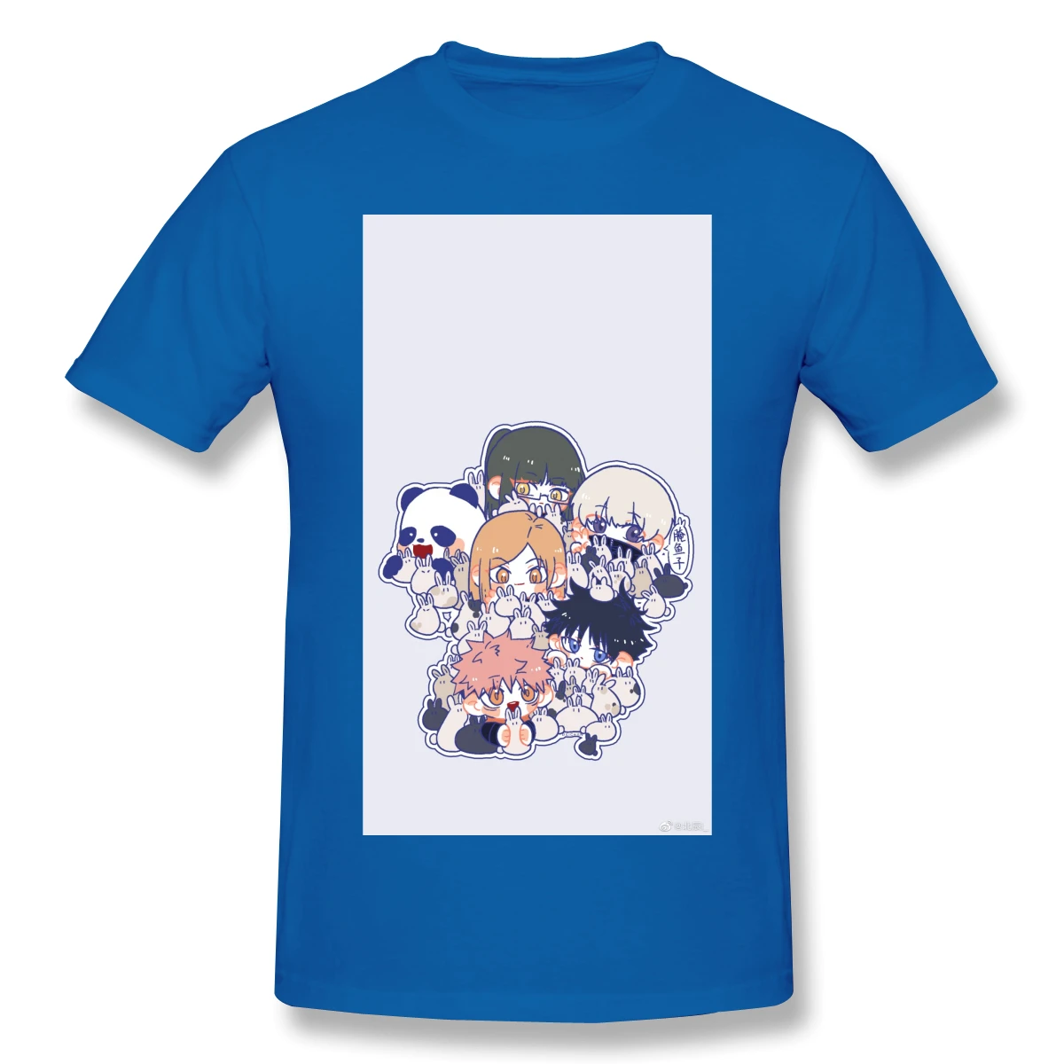 

Funny Print Cotton T-Shirt Jujutsu Kaisen For Men Fashion Streetwear